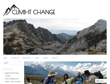 Tablet Screenshot of climbitchange.com